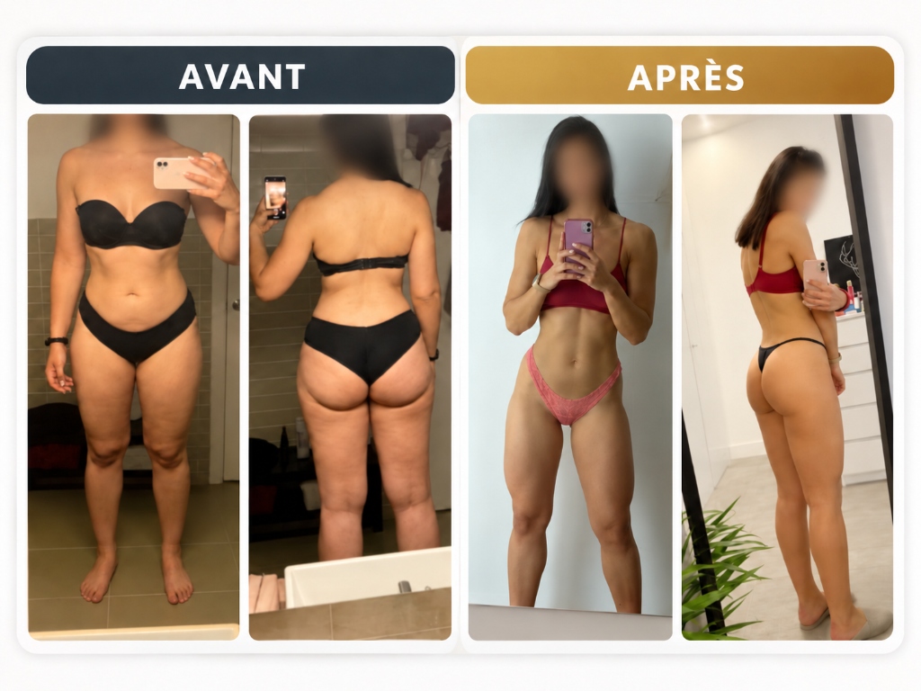 Transformation physique 4 — Avant et Après coaching