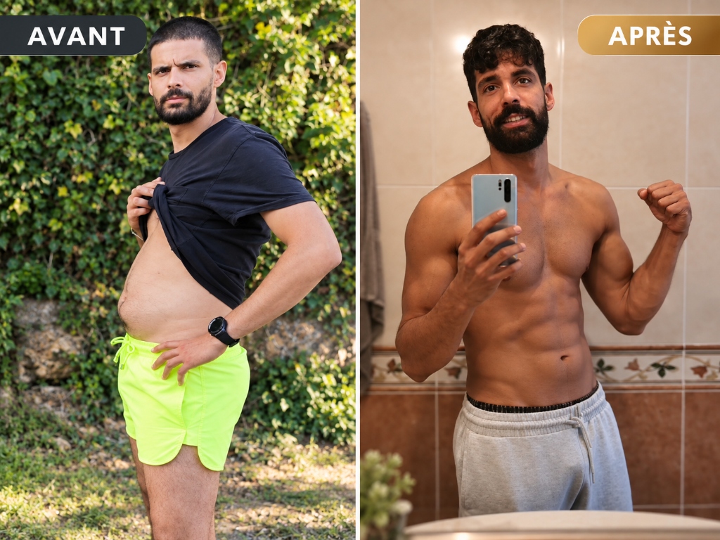 Transformation physique 5 — Avant et Après coaching